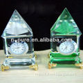 Customized House Shaped Crystal Clocks